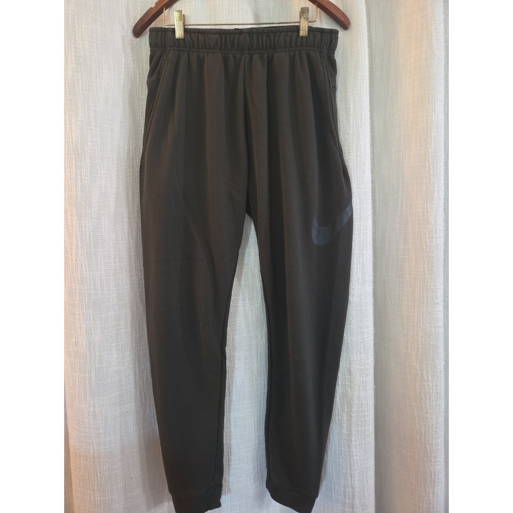 Nike Dri-Fit Joggers Men's Size Medium Army Green Sweatpants Athletic